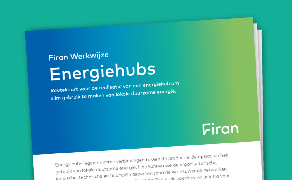 Coverpagina van de Firan Werkwijze voor energiehubs.