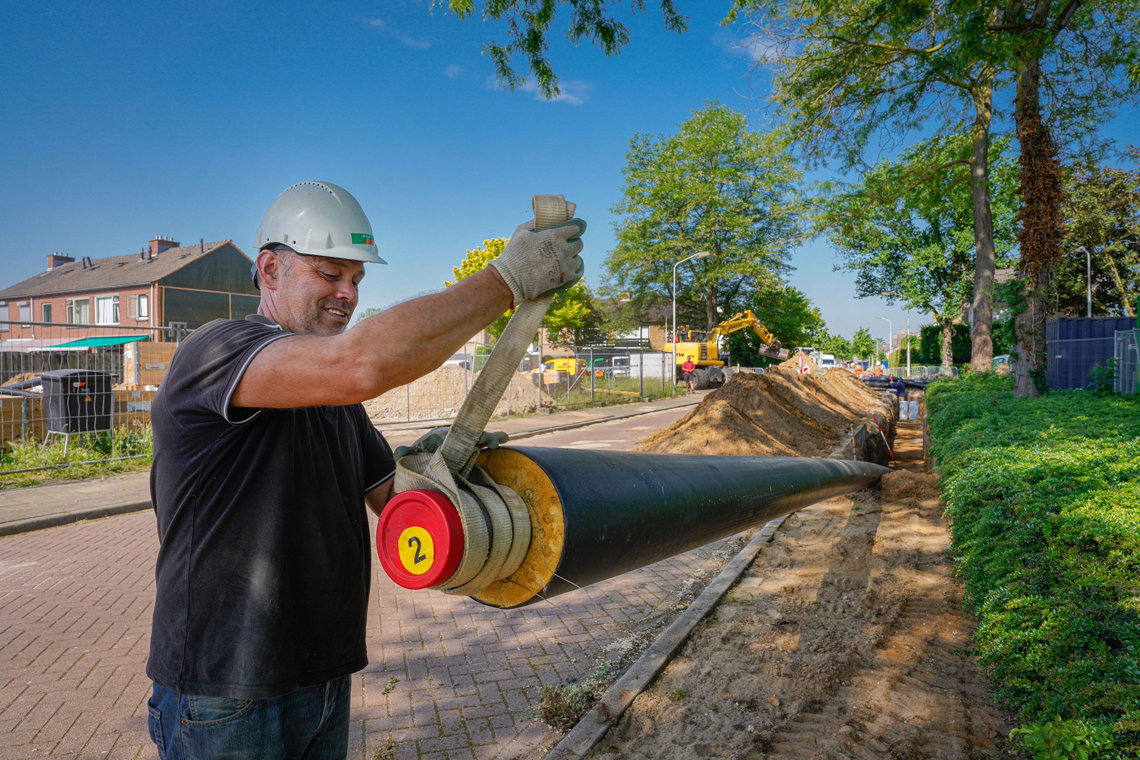 Aanleg van een nieuwe warmtesysteem in Didam